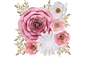 Artificial Paper Flowers Decorations for Walls