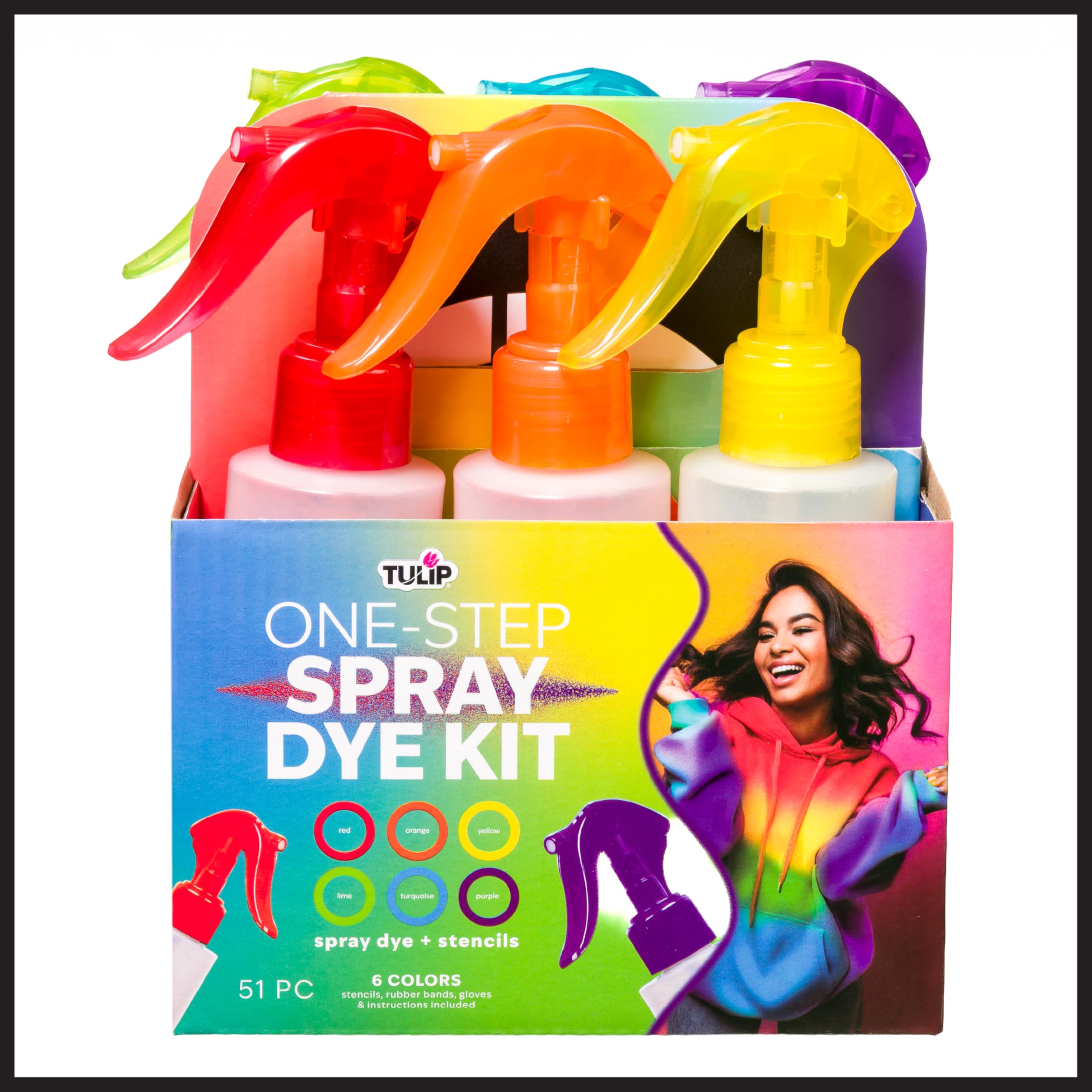 Amazon.com: Tulip One-Step Spray Dye Kit, Easy Spray Application