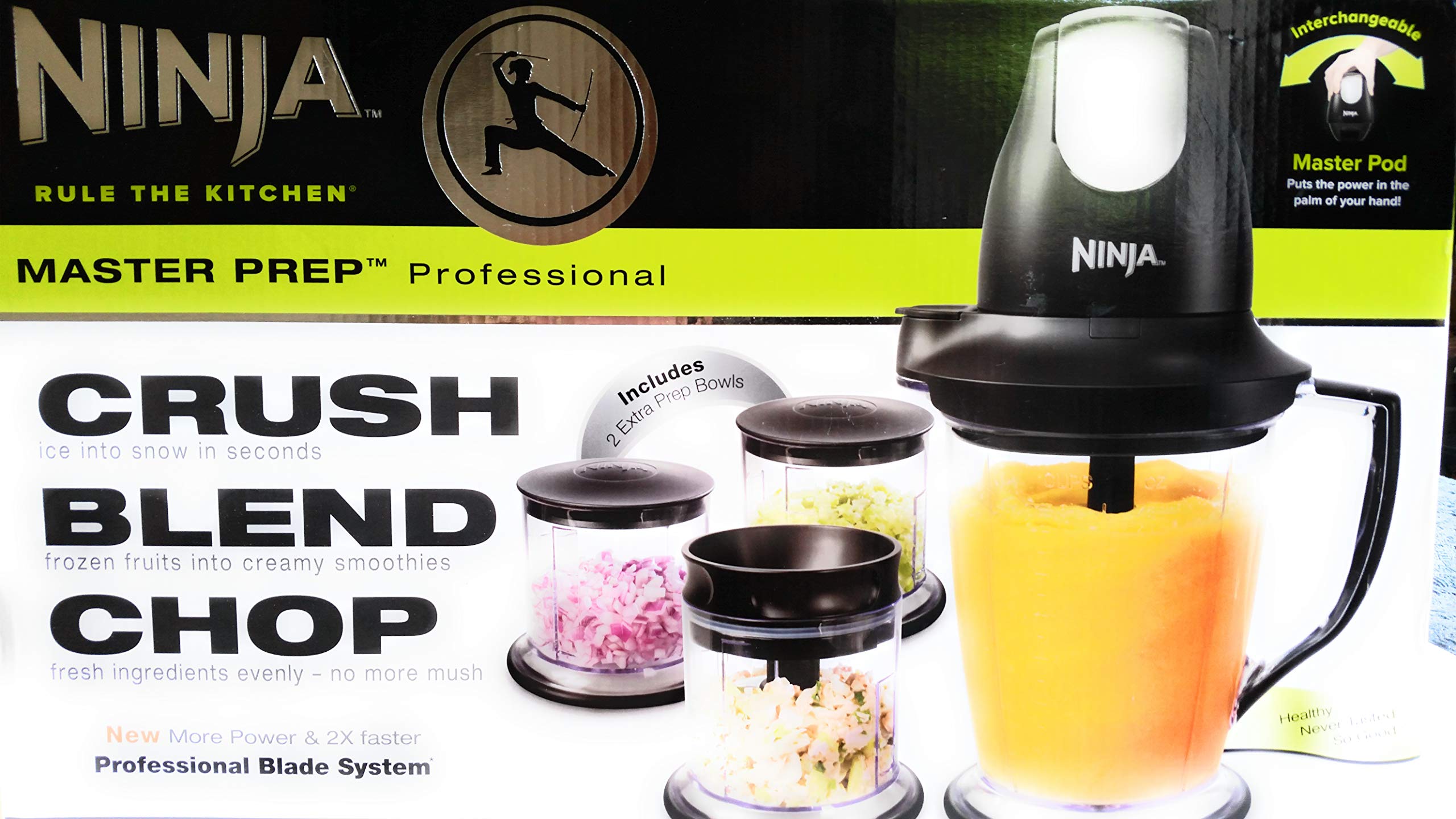 Photo 1 of [DAMAGED CUPS] Ninja Master Prep Professional Blender, Chopper and Ice Crusher More Powerful & 2x Faster