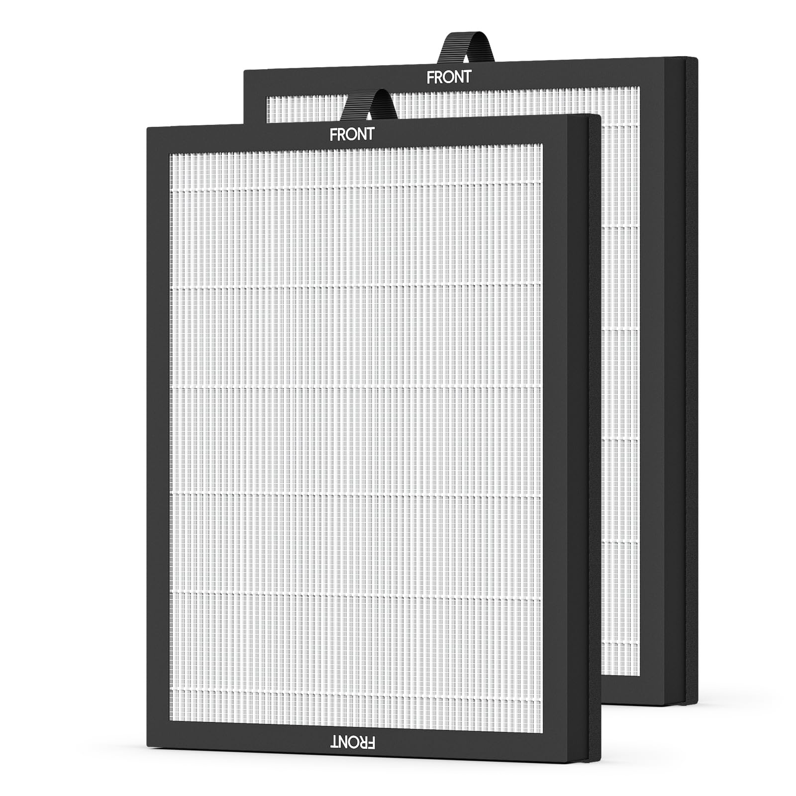 2-pack M200L Filter Replacement, Compatible with MOOKA M200L Air Purifier, 3-in-1 Filtration System, Pre filter+HEPA H13 Filter+Activated Carbon Filter