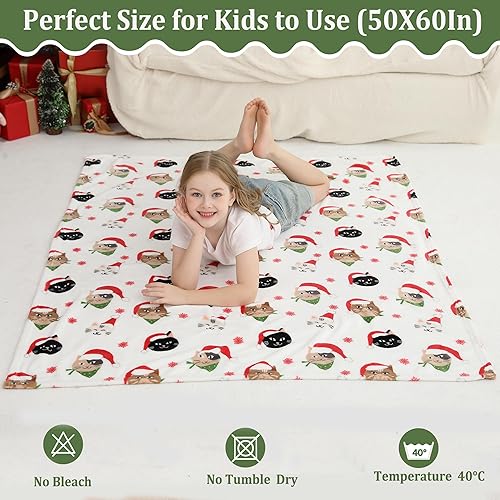 Miniatura 6 de Manta de unicornio para niñas, manta de franela suave y acogedora para niños y niñas, bonita manta para sofá o cama, regalo de cumpleaños de Navidad