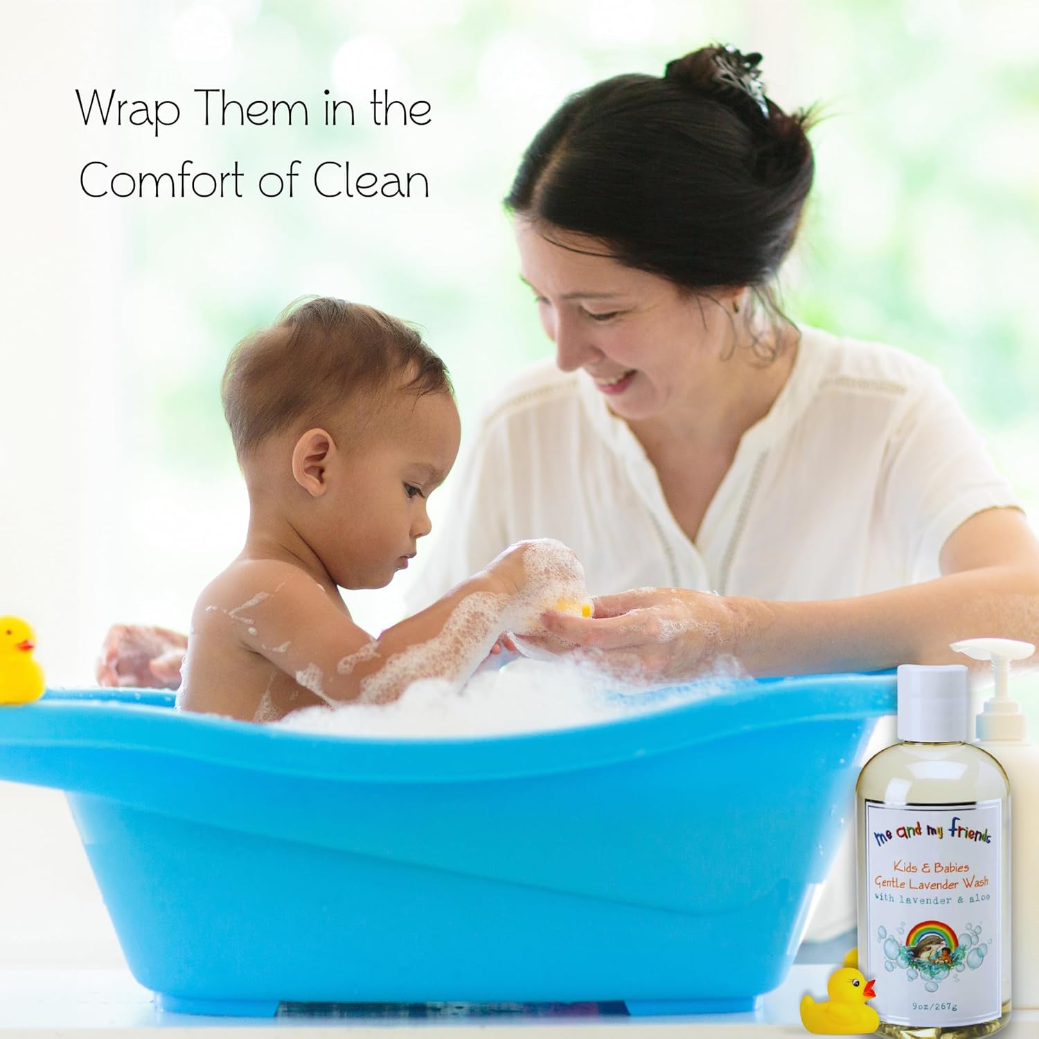 Nabila K Me and My Friends Kids & Babies Gentle Lavender Wash, With Lavender and Aloe, 9 ounces