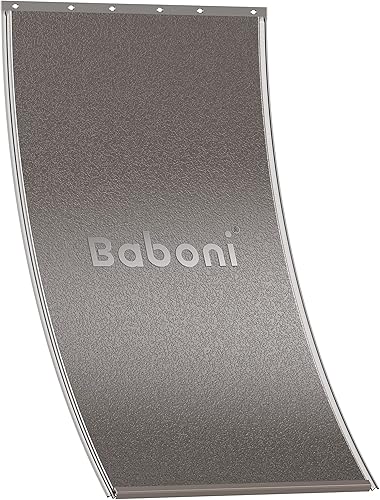 Baboni Solapa de repuesto para puertas de perro de metal baboni incluyendo tornillos, tira magnética marrón, XL (23 1932 pulgadas x 13 1964 pulgadas)