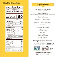 Vista 25 de Simple Mills Galletas crujientes de harina de almendras, chispas de chocolate, sin gluten, veganas, bocadillos saludables, hechas con aceite de coco