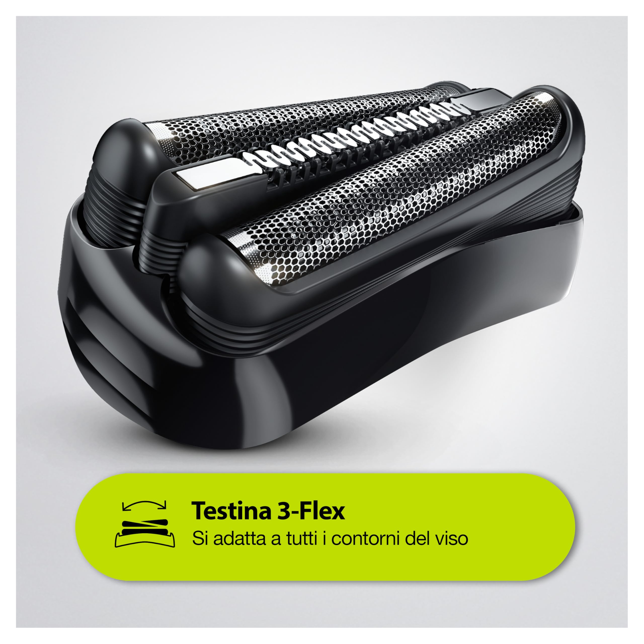 Braun Series 3 Rasoio Elettrico Barba Shave&Style 300BT 3-In-1, Regolabarba di Precisione Braun Serie 3, 5 Pettini per rifinire la barba, Ricaricabile, senza Fili, Nero