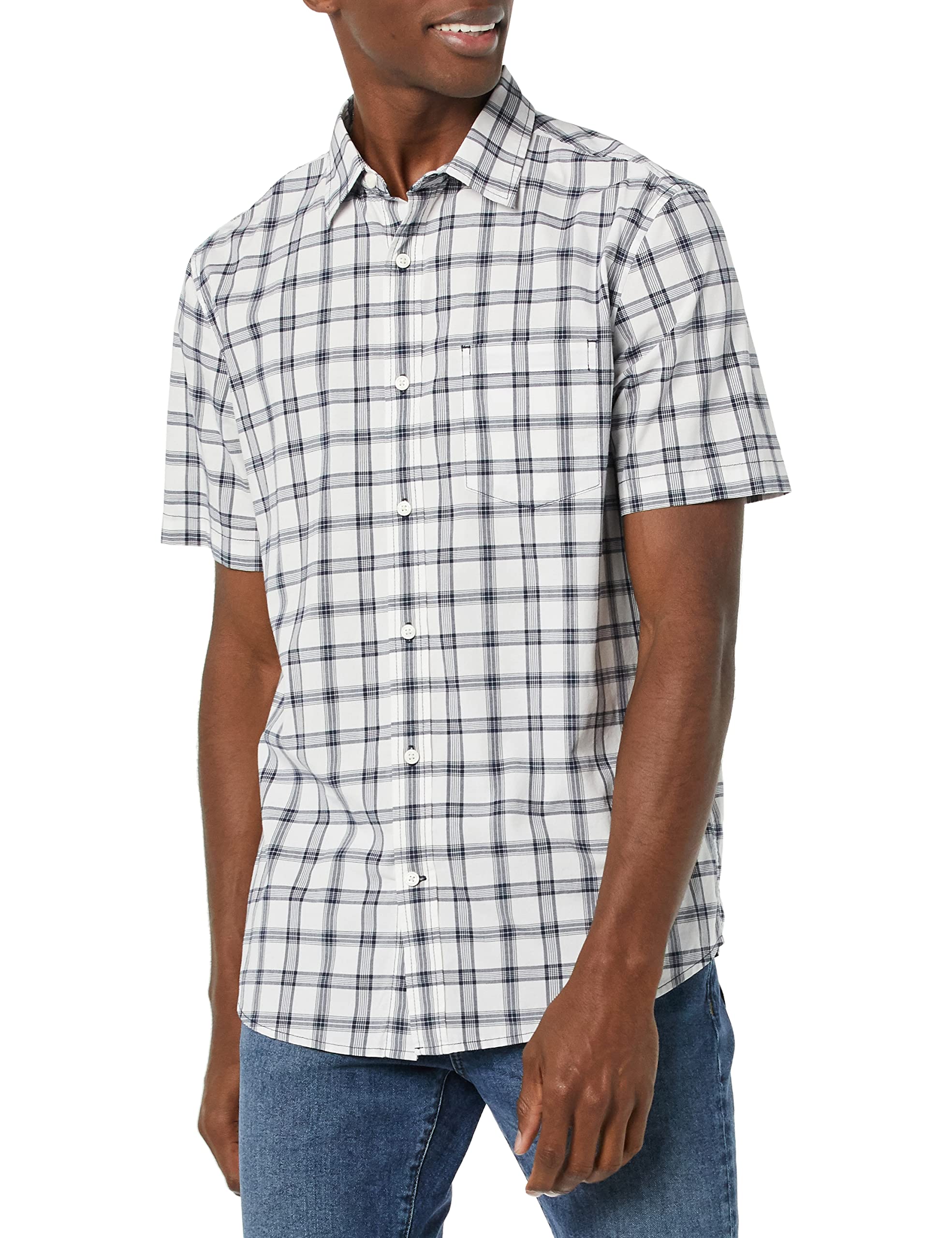 Amazon Essentials Short Sleeve Shirt for Men Available in Big Tall