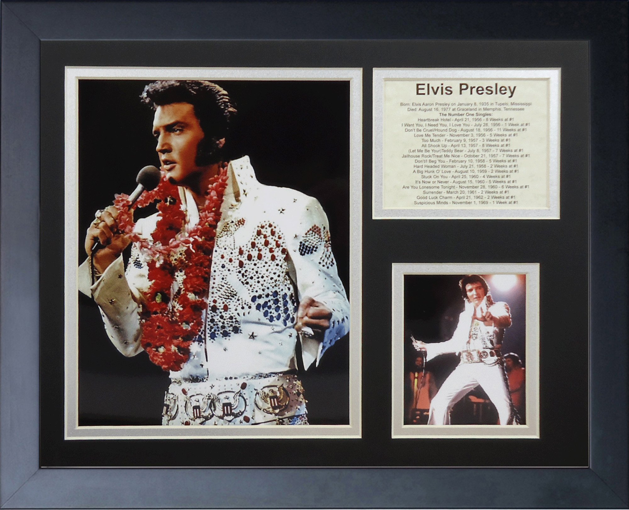 Amazon.com: Legends Never Die Elvis Presley White Suit