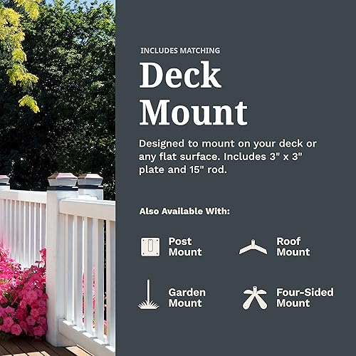 Miniatura 8 de EZ Vane Veleta de acero para caballo de 21 pulgadas de altura, incluye soporte de metal de 4 lados, vasos de viento y soportes, hecho a mano y de