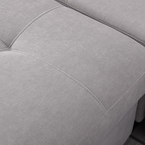 Miniatura 7 de Sofá de dos plazas para sala de estar, sofás pequeños de 2 plazas con consola de almacenamiento, puertos USB y portavasos, sofá modular modular de