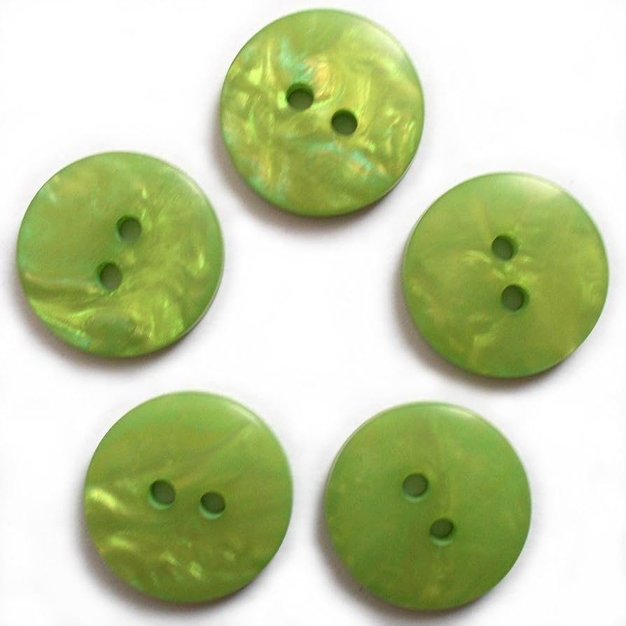 Amazon.co.jp: Mother of Pearl Effect Colour Buttons Round 2