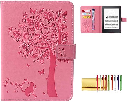 Miniatura 23 de Funda inteligente tipo folio para Kindle Paperwhite (10ª generación-2018 y generaciones previas de Paperwhite), funda protectora de piel ligera