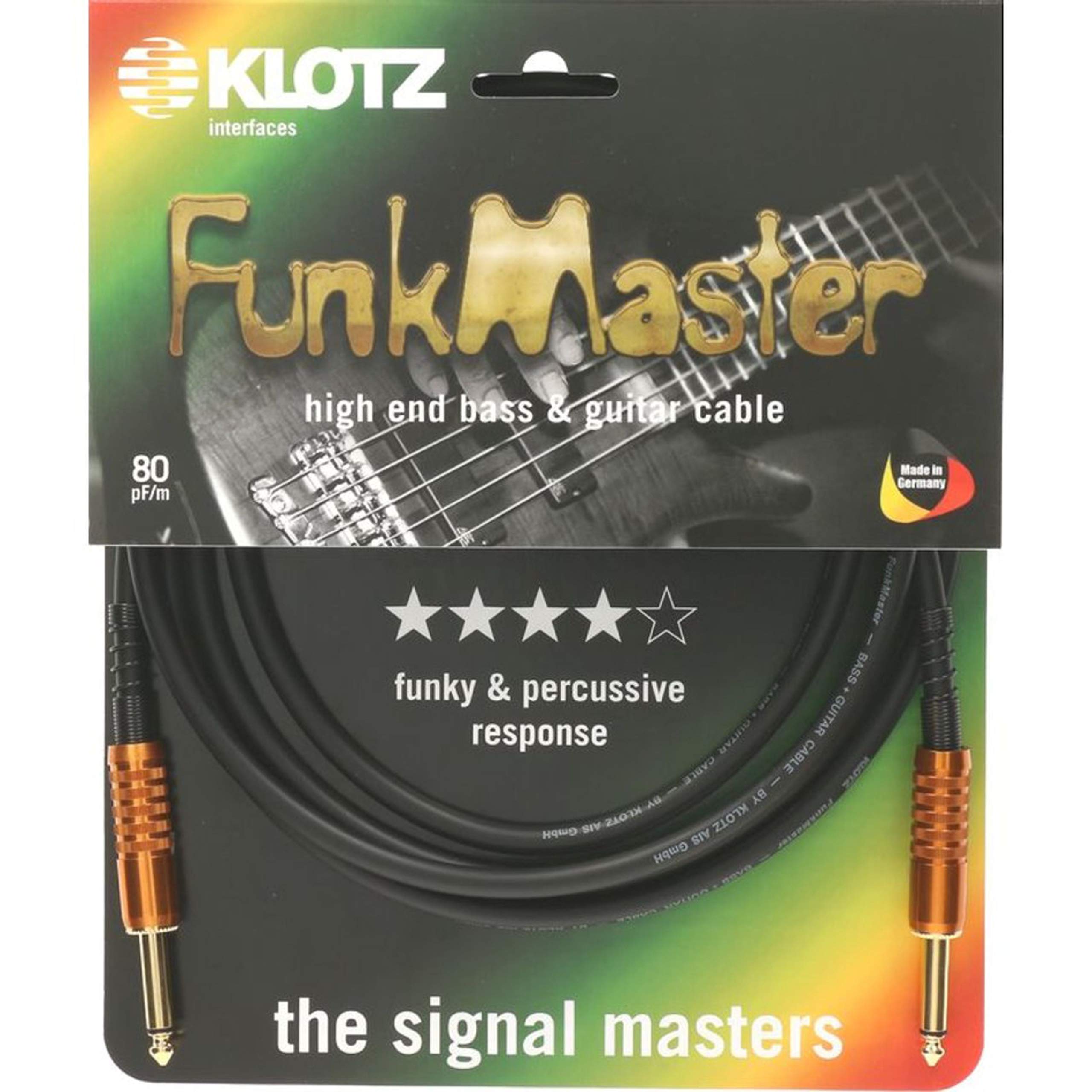 Klotz TM-0450 – Instrument Cable, 4.5 m long