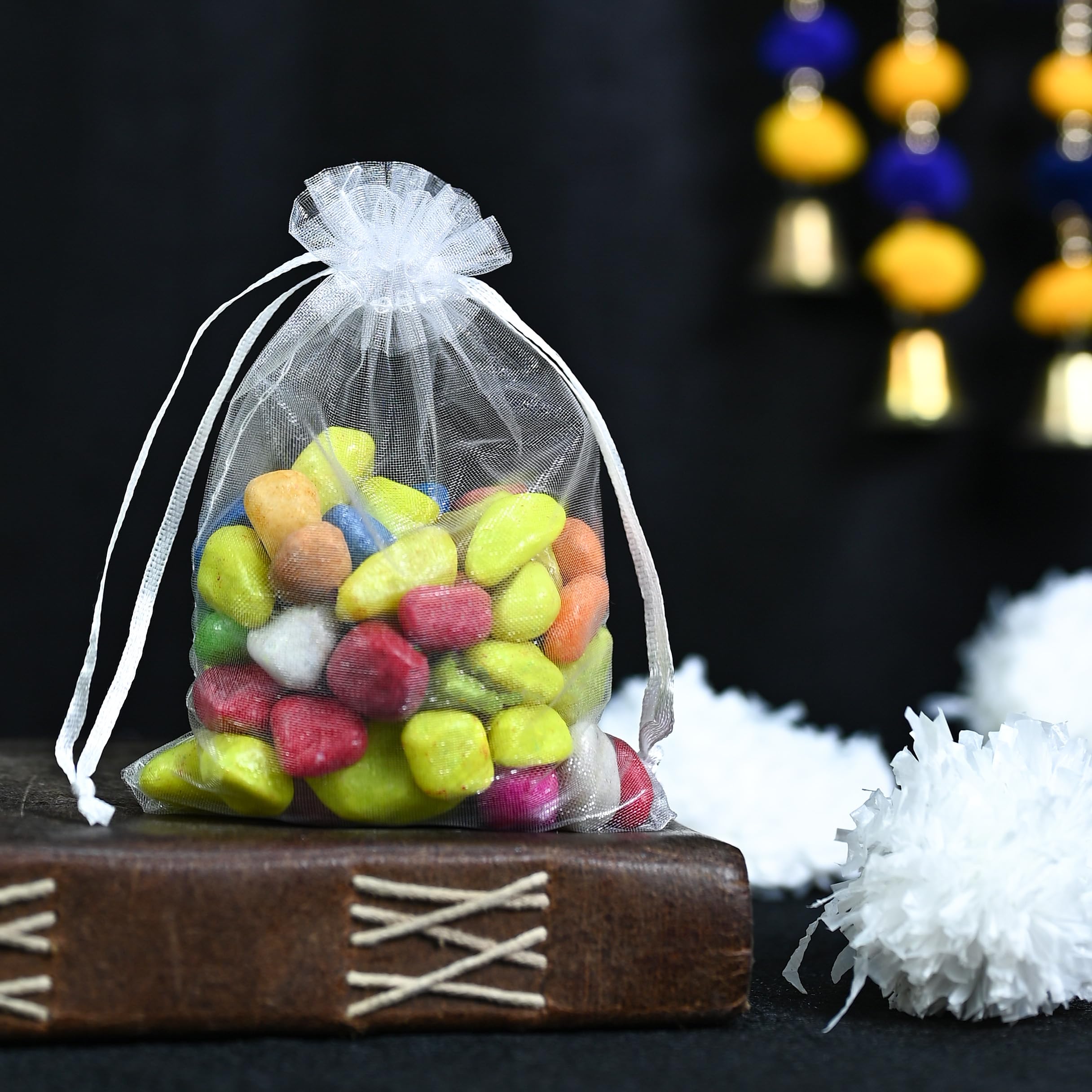 Organza Potli Bag, Return Favors Organza Bags, Potli Return Gift Bags, Jewellery Packing Dry Fruit Pouch, Drawstring Closure Potli, Return Gift Bags, White (80) (B0DG8Y3BZ1) Amazon Price History, Amazon Price Tracker