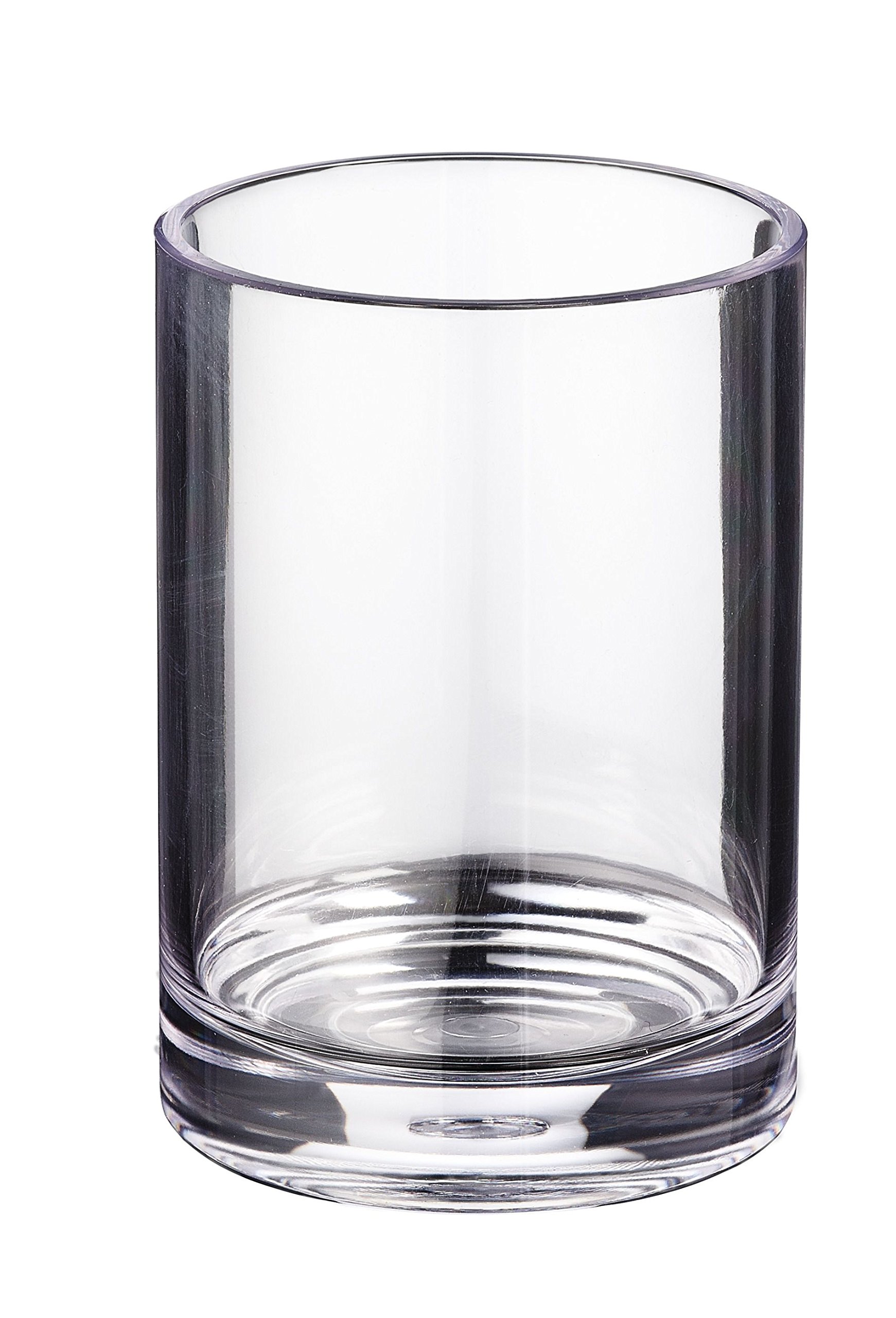 Ridder Vaso Windows Transparente, acrílico, 7,5 x 7,5 x 10 cm