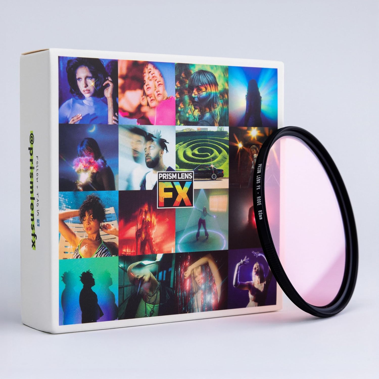 Prism Lens FX Rose FX Filter | 67mm Circular Threaded | Combination of Rose-Tinted Glass & Our Nostalgia Filter | Creates Subtle Pink Hues While Softening Highlights & Skin Tones