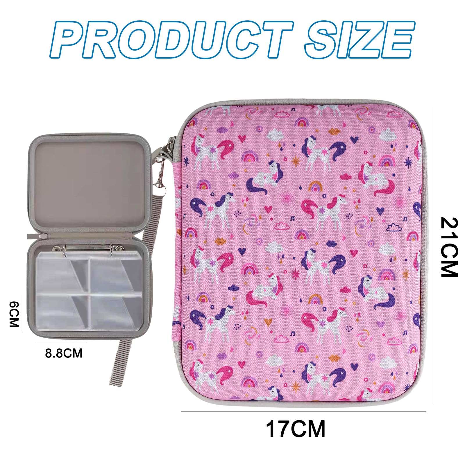 Card Holder for Yoto Card, 80 Pockets Card Case with Zipper, Card Binder Folder for Kids&Adults - Image 2
