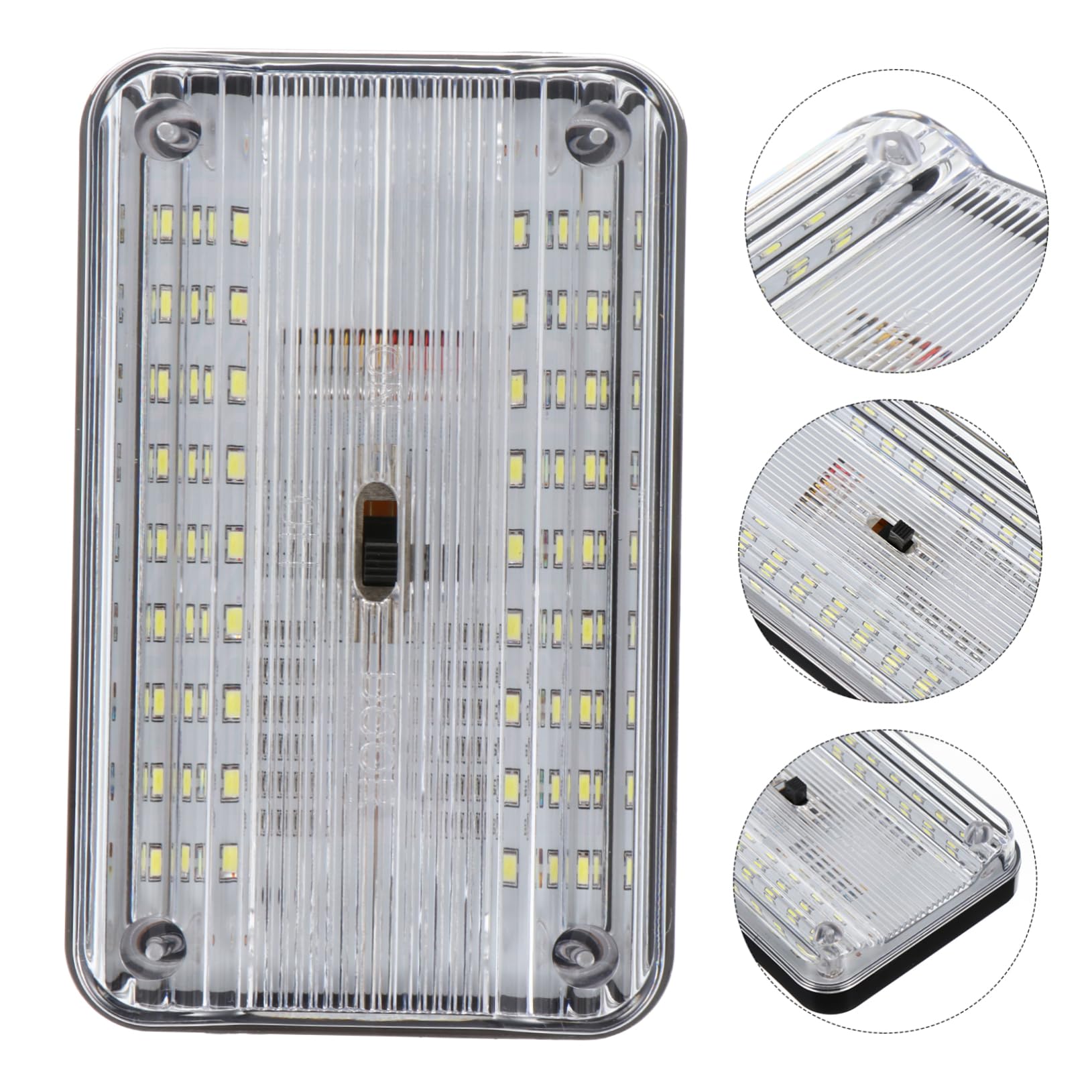 HOLIDYOYO Slim Ceiling Car Dome Light Led Door Lamp 12v Ultra Bright Easy Installation