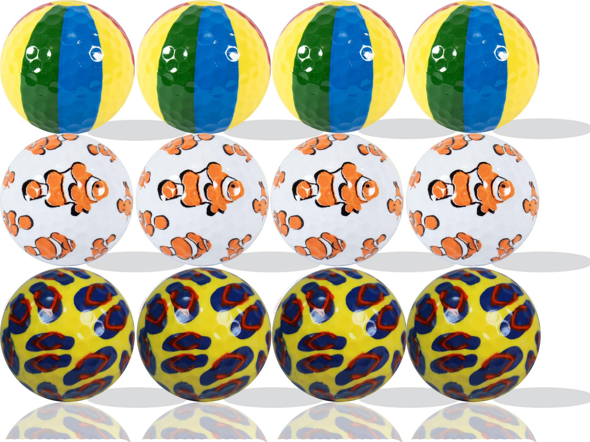 Beach Mix Golf Balls 12 Pack