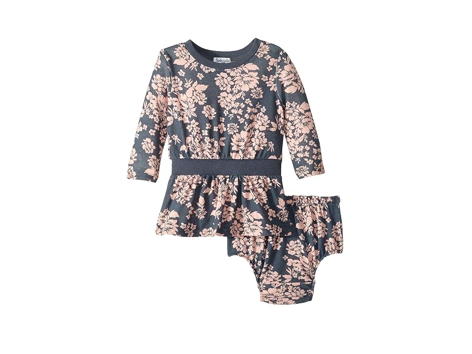 

Splendid Littles Floral Dress (Infant) (Ombre Blue) Girl's Dress