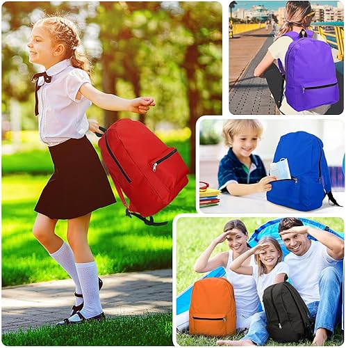 Miniatura 6 de Silkfly 24 mochilas a granel de 17 pulgadas y 24 juegos de suministros escolares, kit de papelería para el regreso a la escuela para niños, Varios