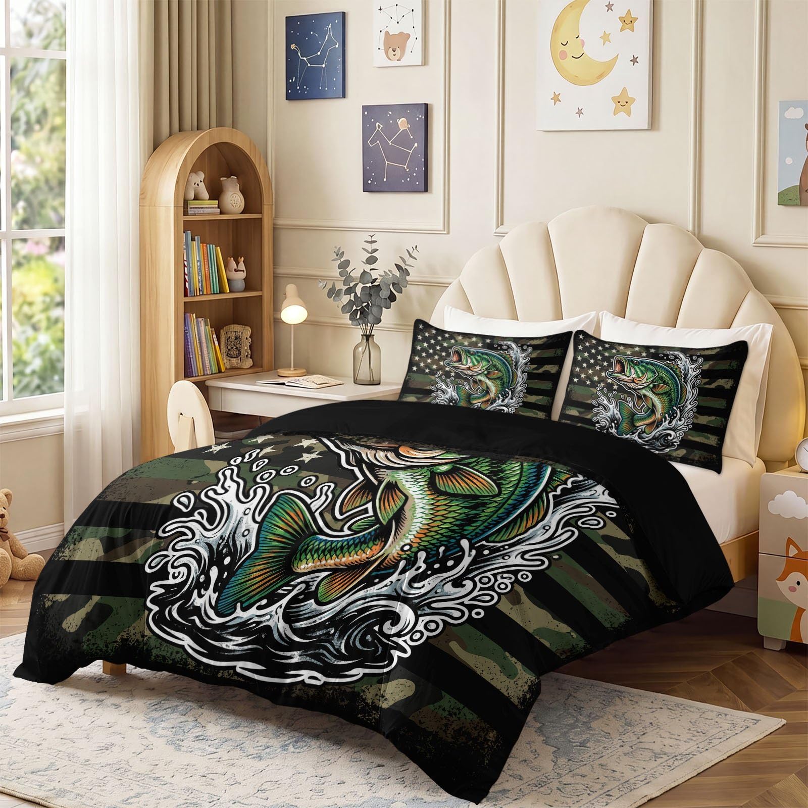 Zestaw poszewek na kołdrę w rozmiarze king size, zielony, 230 x 220 cm