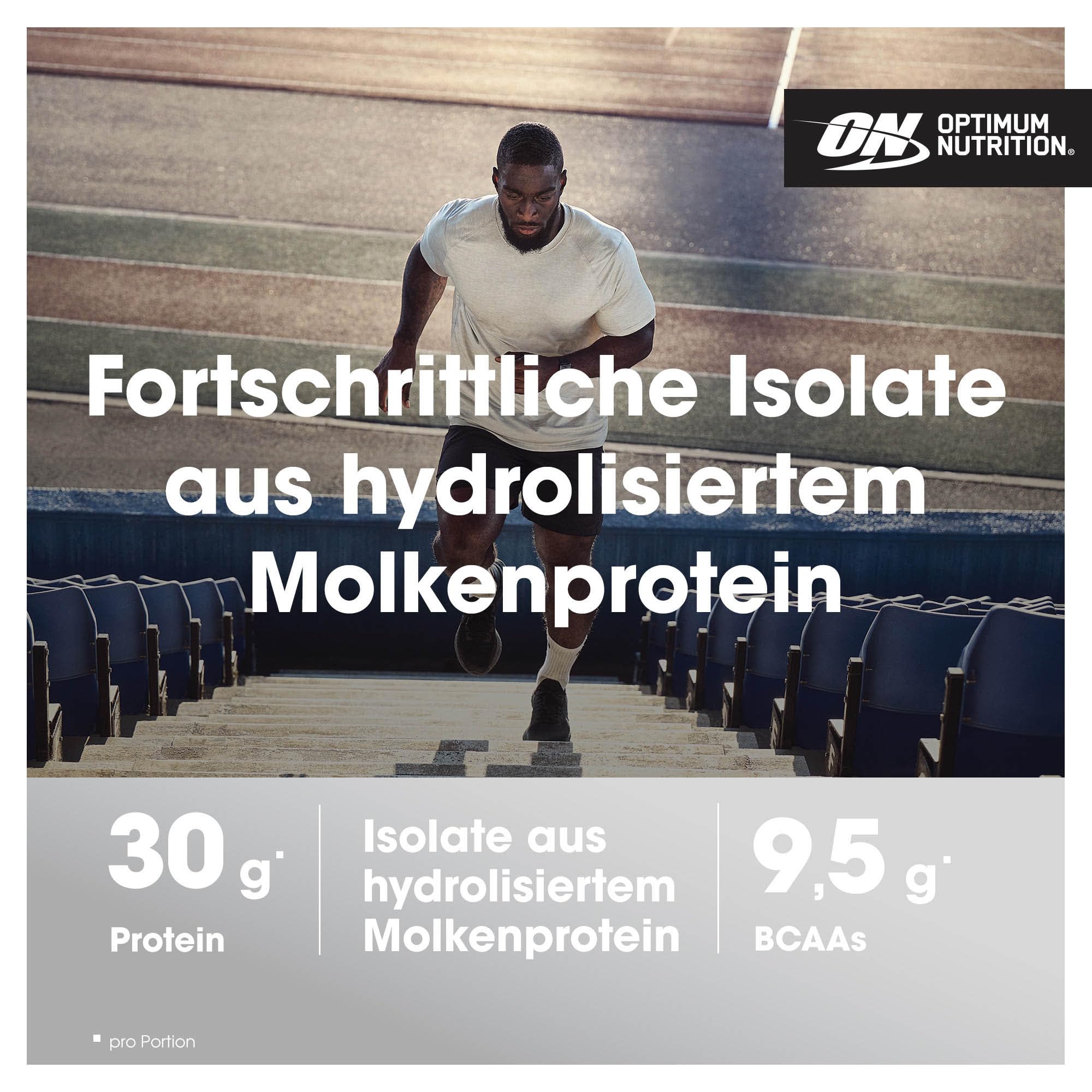 Optimum Nutrition Platinum Hydro Whey, Hydrolysiertes Molkenprotein-Isolat-Pulver mit essentiellen Aminosäuren, Glutamin und BCAA, Geschmack: Milchschokolade, 40 Portionen, 1,6 kg