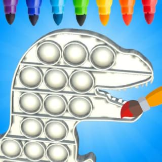 Pop It 3D Antistress Coloring, Coloring Fun com Pop It Fidget Toy, Livro de Colorir Grátis de PopIt Coloring Games - Coloring Pages e Popit Games de graça!
