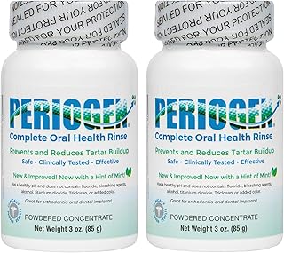 Periogen Oral Rinse (Hint of Mint) 2 PK - The Only Product in The World Clinically Proven to Reduce Dental Tartar Buidup for Healthier Teeth & Gums
