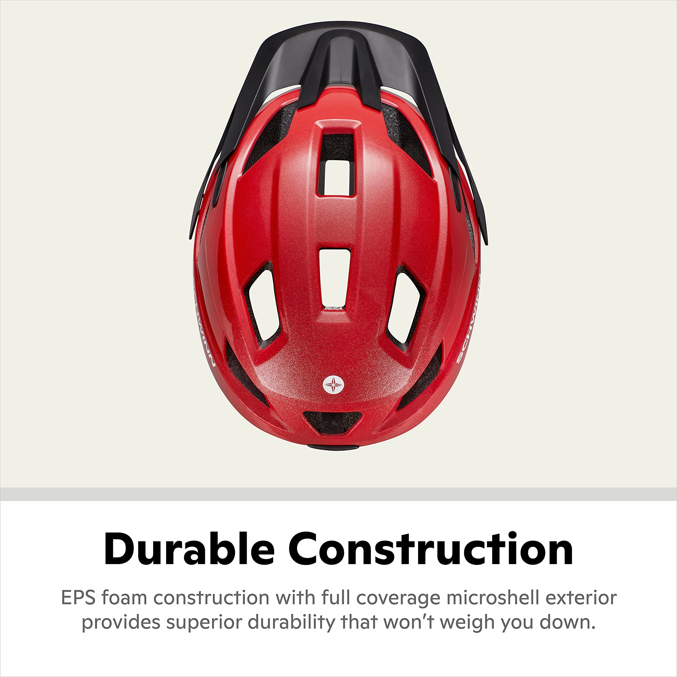 Schwinn Yahara ERT Casque de vélo pour enfant/adulte, tour de tête 54-58 cm, M, rouge