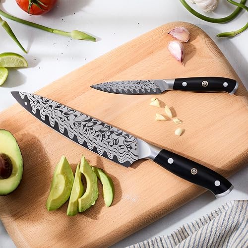 Miniatura 2 de HENCKELS Compass Damascus - Juego de cuchillos de chef de Damasco (2 piezas)