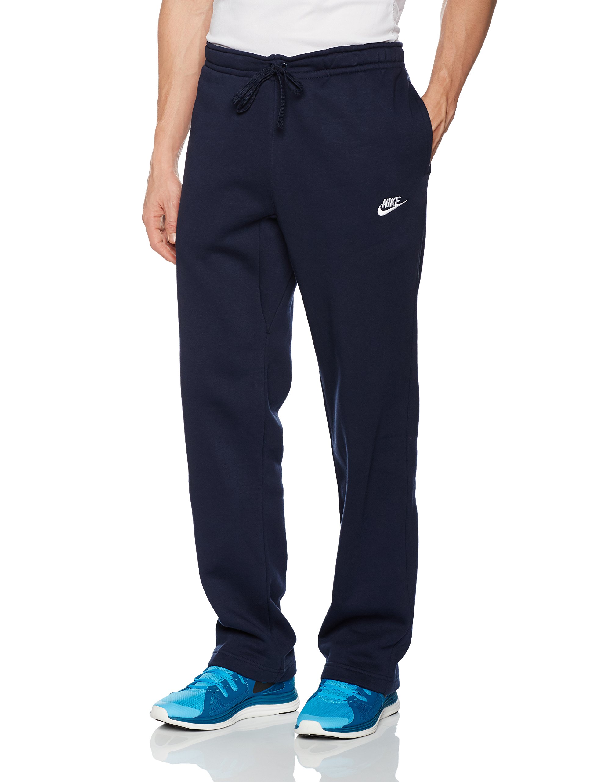 nike open hem club pants