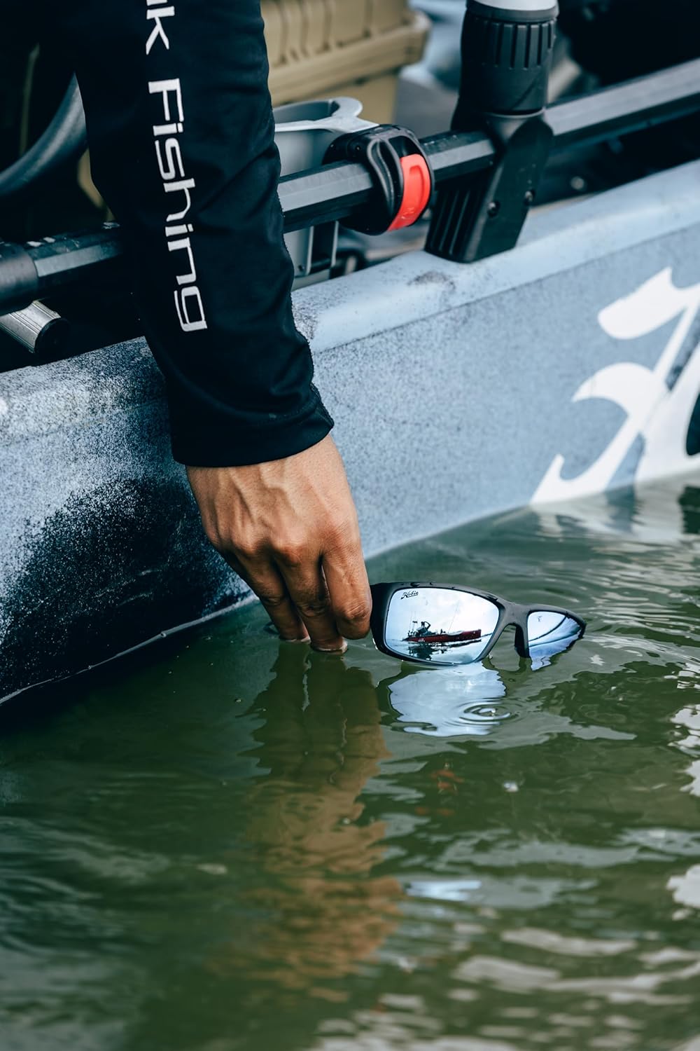 Hobie Snook Men's Polarized Wrap Sport Sunglasses – Large Fit, Full-Coverage, Floatable Frames, Multiple Lens Options - Image 6