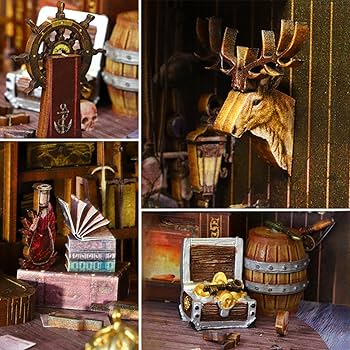 船長フィギュア付き木製ブックエンド 61xhfw4G-9L._AC_SY200_QL15_.jpg