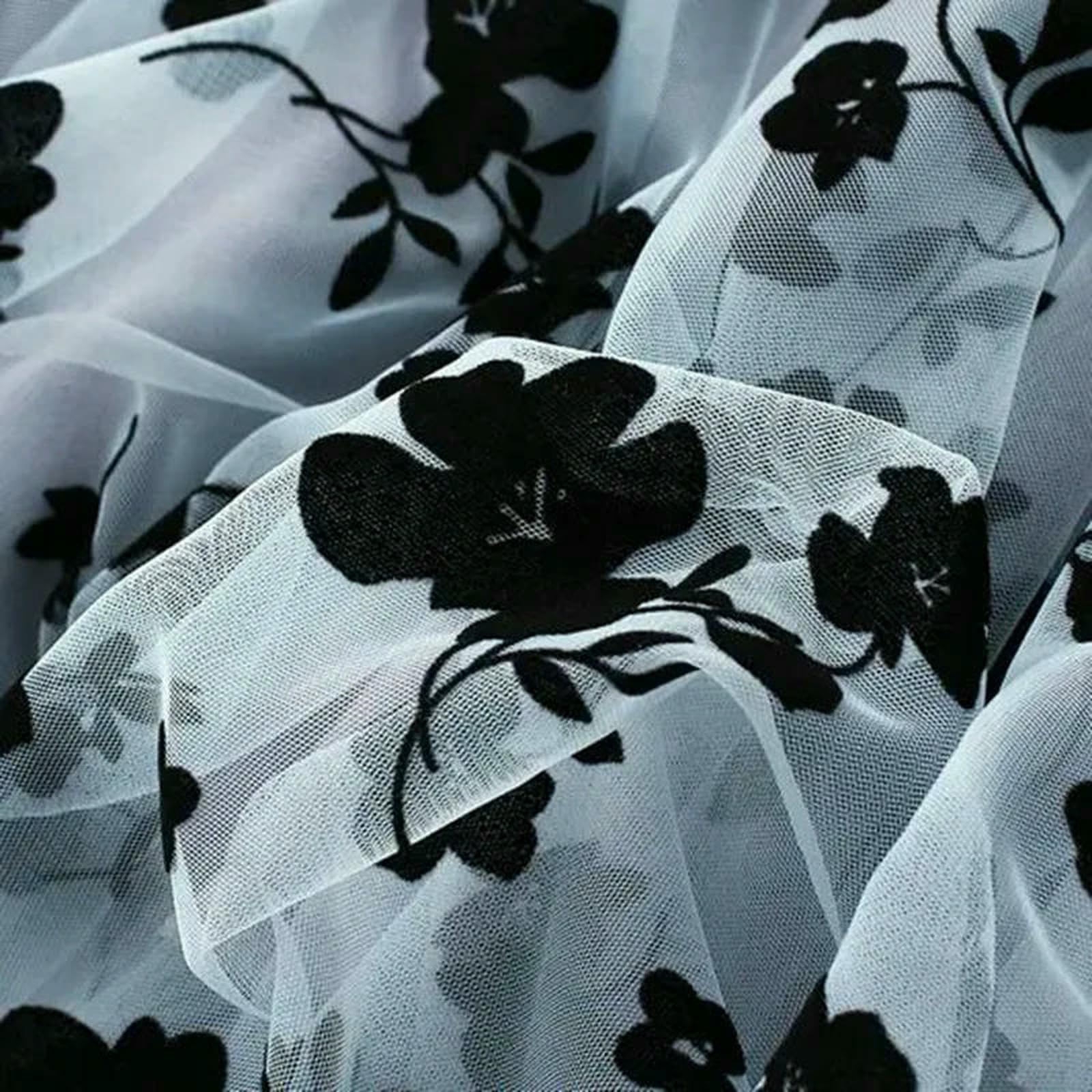 Cintura Sottile Donna Eleganti Donne Floreali Gonne di Tulle in Alto Vita Coreano Gonfie Midi A Pieghe Mesh Uffici Estivi da Gonna Nuovo-Cachi-l
