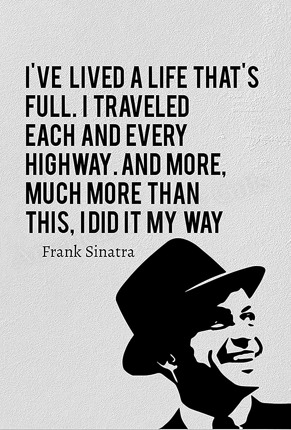 Frank Sinatra Poster - 12x18 inch Wall Poster 170 GSM Paper | Home & Office Decoration | Gloss Finish Unframed Poster | RAINFIRE CREATION! RCP893