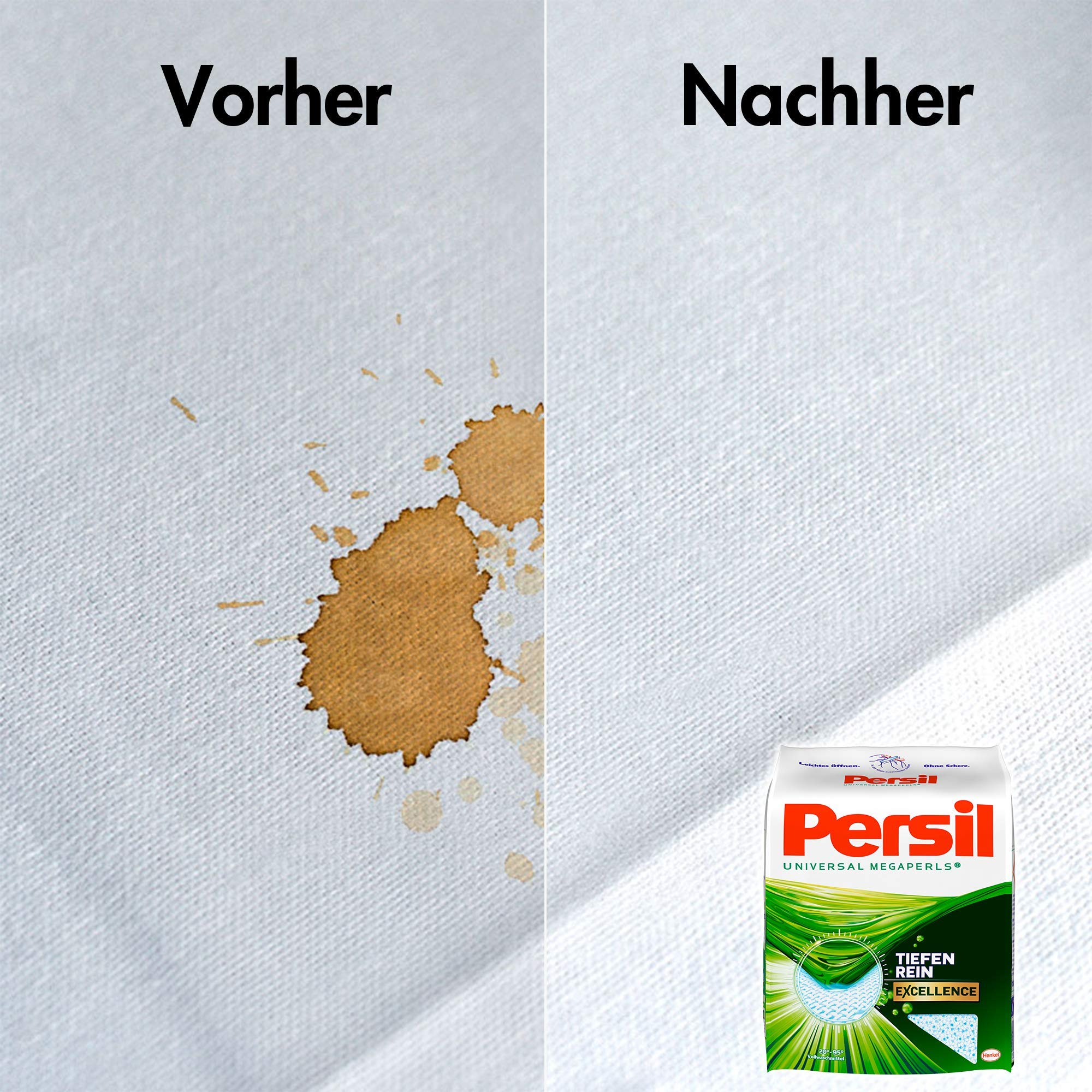 Persil Universal Megaperls, Vollwaschmittel, 90 (5 x 18) Waschladungen, mit Tiefenrein-Plus Technologie und langanhaltender Frische, wirksam bei Temperaturen von 20°C - 95°C
