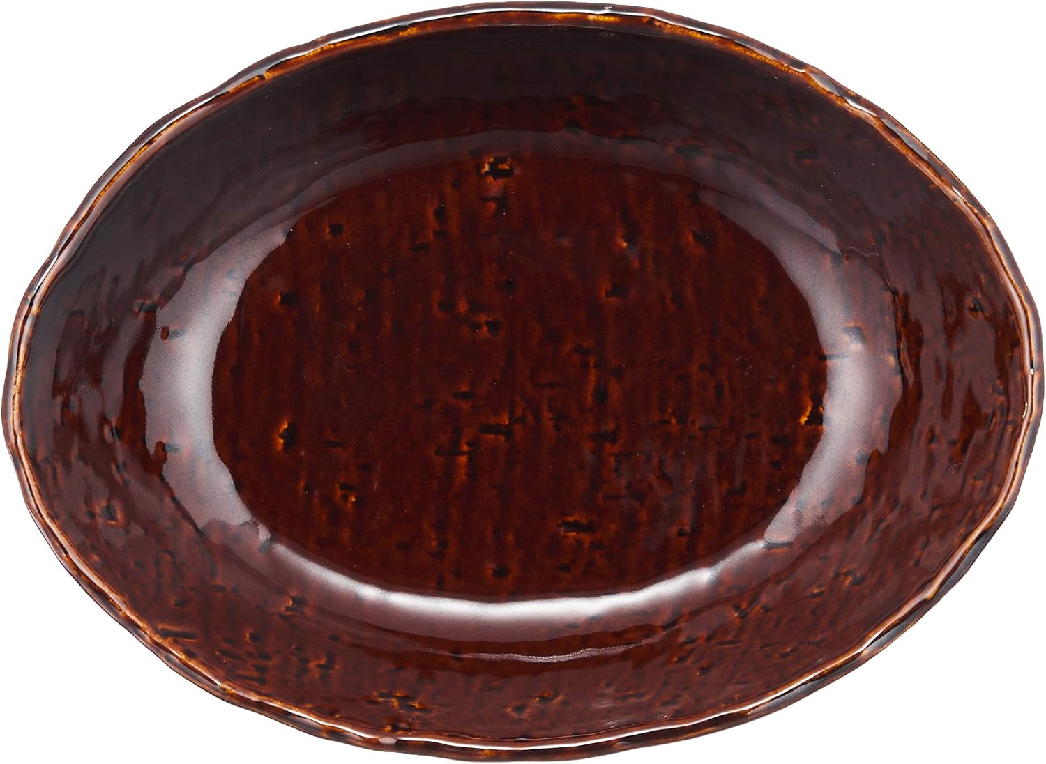 Saikai Pottery 13353 Oval Multi-Purpose Pot, Ajiwai, Made in Japan, 7.3 x 5.3 inches (18.5 x 13.5 cm), Set of 5