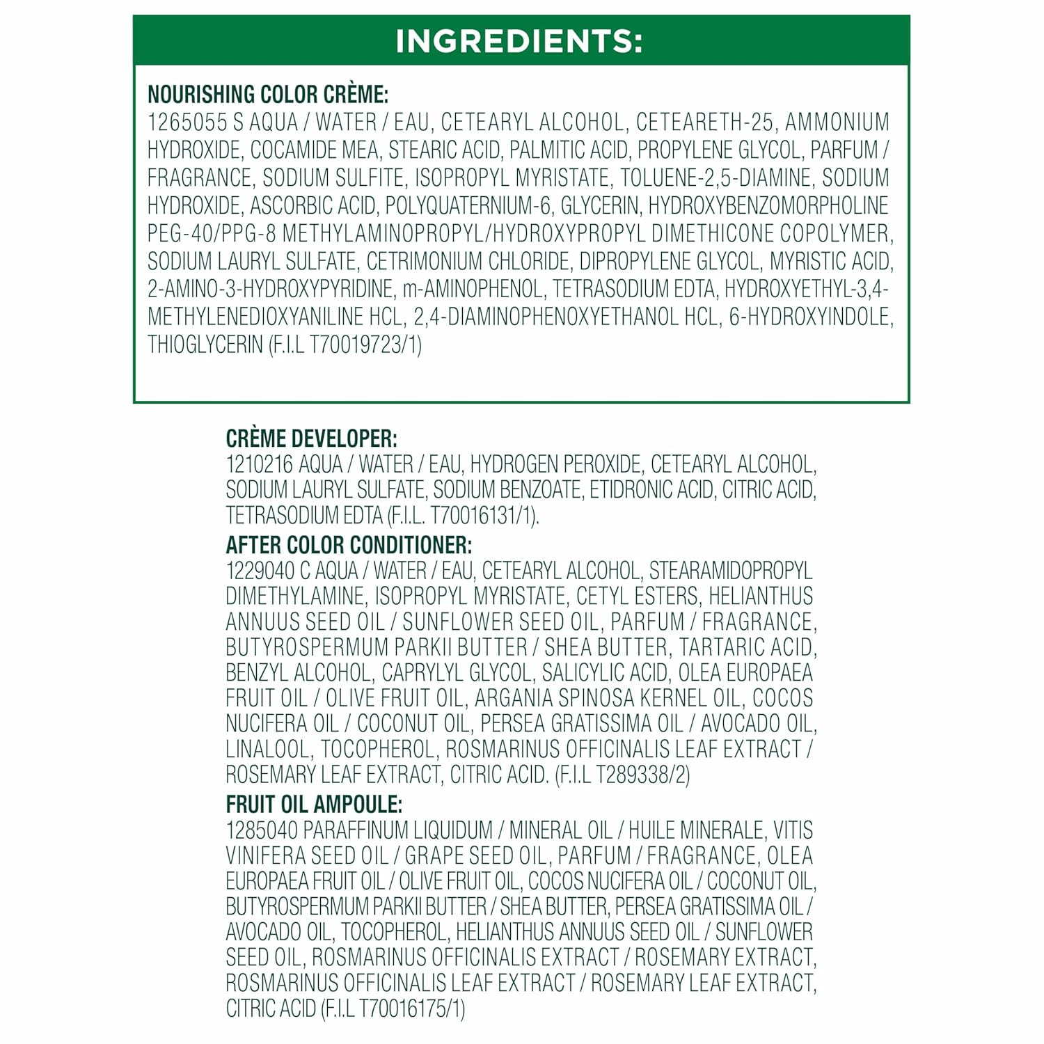 Garnier Nutrisse Ultra Crème Hair Color, Permanent Hair Dye with 100% Gray Coverage, Vegan & Cruelty-Free, 60 Light Natural Brown (Acorn), 2 Count - Image 9