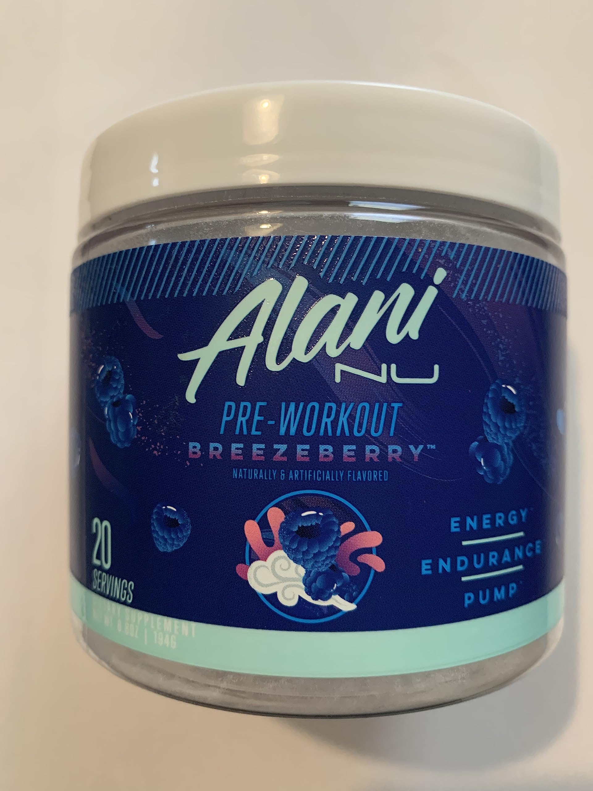 Alani Nu preWorkout Breezeberry 20 Servings Health