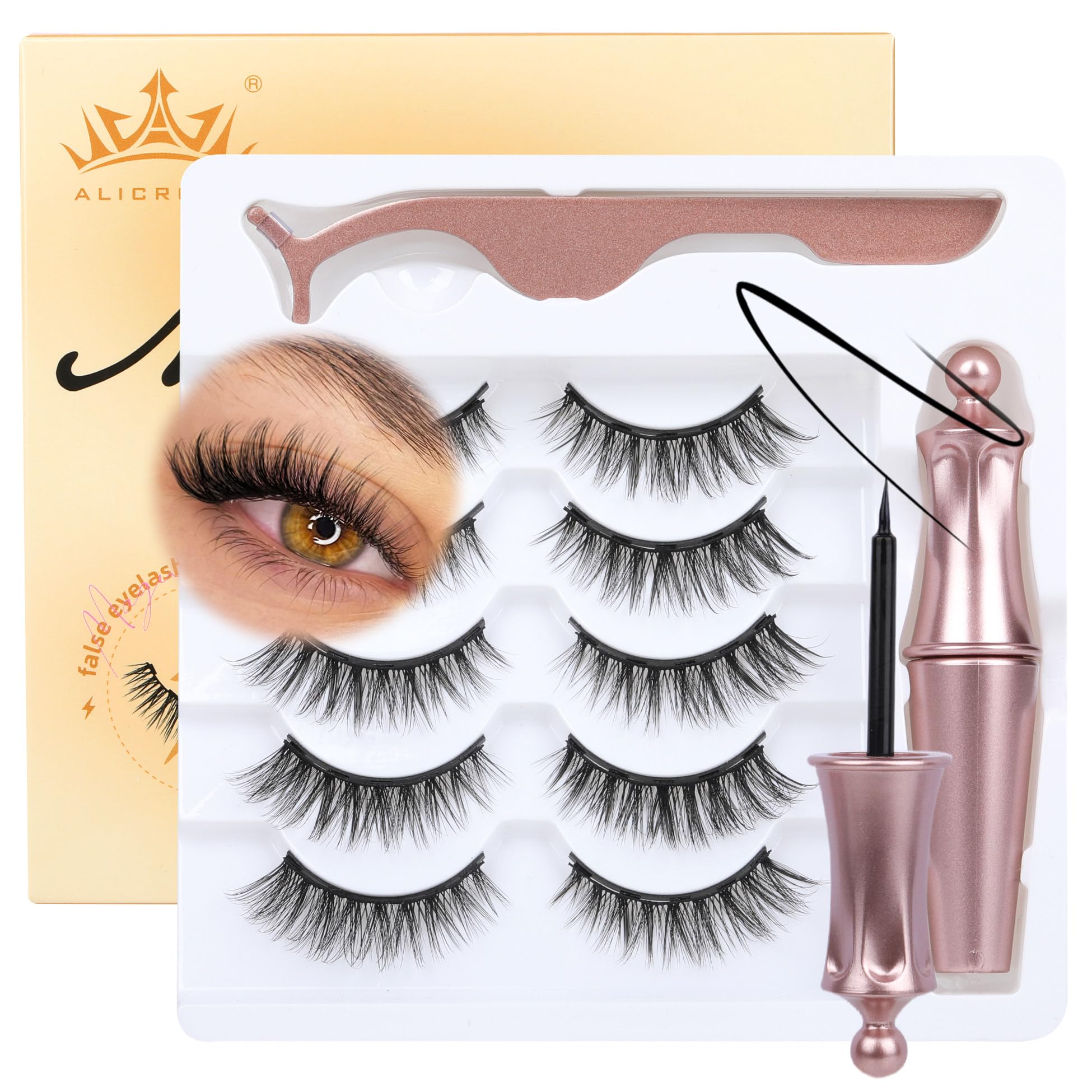 ALICROWN Cat Eye 5-Pair