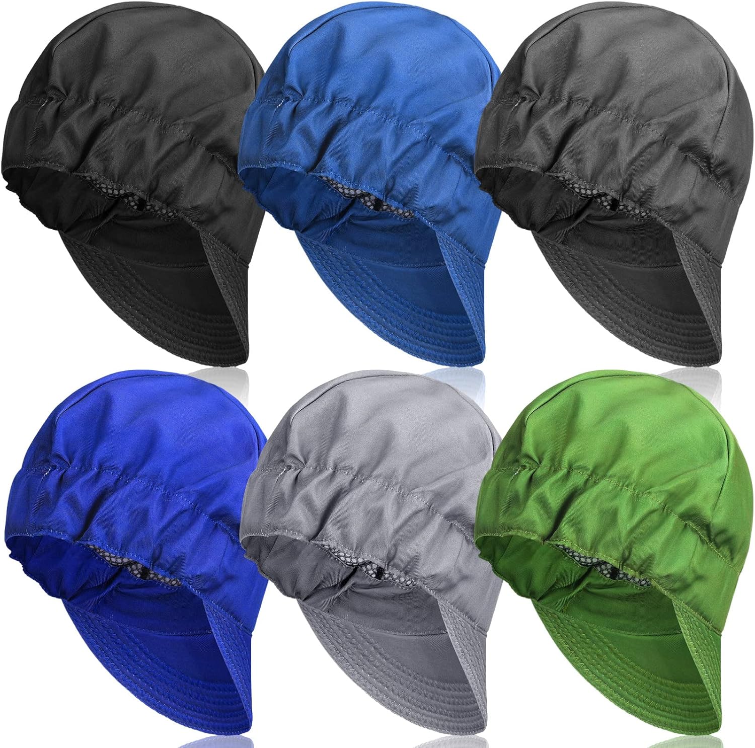 6 Pcs Welding Cap Welding Hat Bulk for Men Welding Beanie Welder's Caps Soft Lightweight Welders