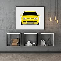 Vista 3 de Volkswagen GTI MK4 Anniversary Edition 2003 Inspired Poster Print Wall Art Decor Handmade (Unframed)