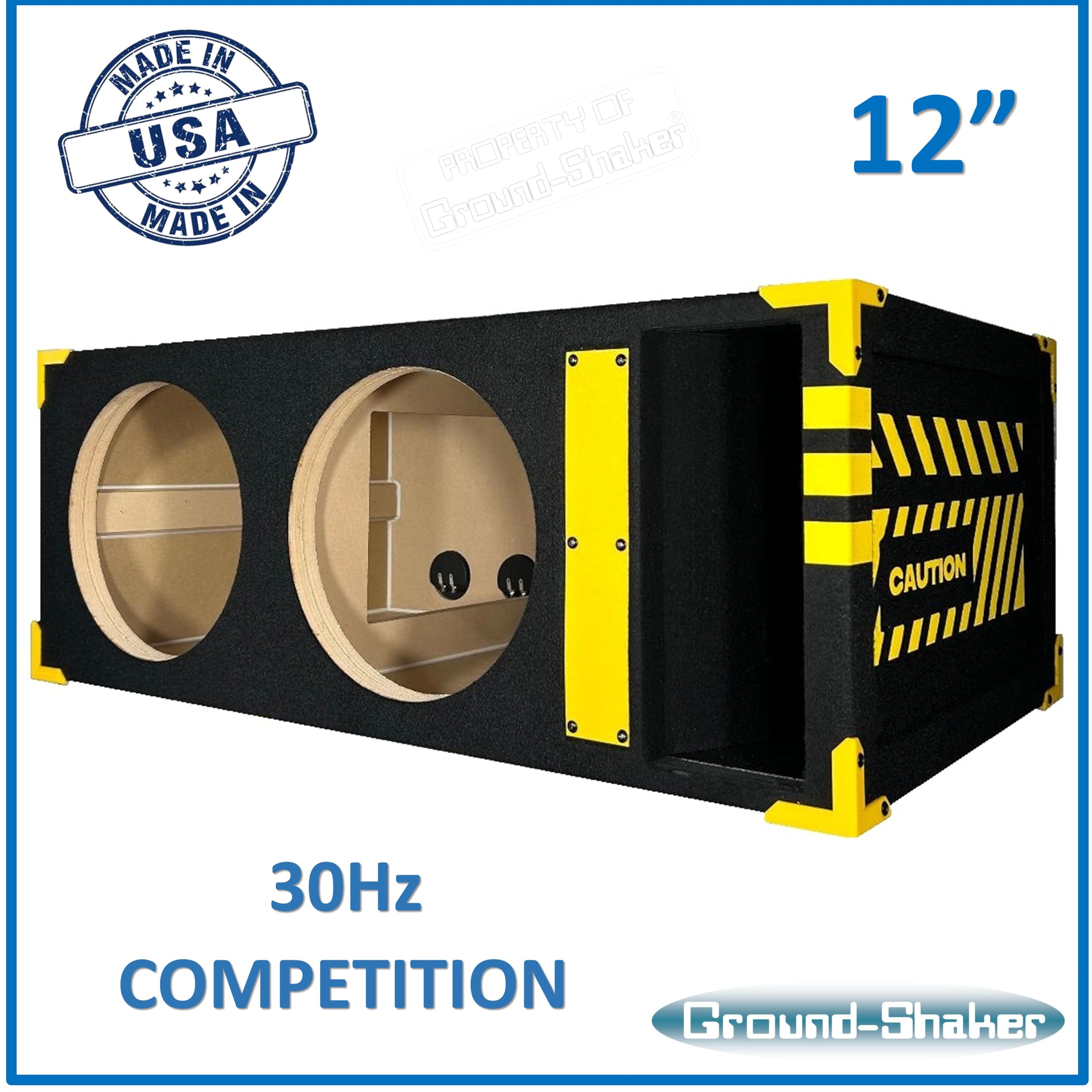 Amazon.com: 30-Hz Dual Competition PORTED SUB Box Speaker Box CAR