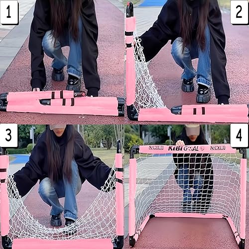 Miniatura 3 de Soccer Goal, Small Foldable Goal for Kids, Kids Goals for The BackyardIndoorOutdoor, Mini Soccer Toys Gifts for Children