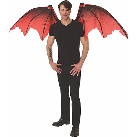 Rubie's Unisex Adult Mechanical Costume Wings, Red Devil
