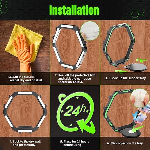 Miniatura 5 de 8 estantes elevadores para figuras, estante que brilla en la oscuridad para figuras Funko POP, soportes de exhibición de figuras coleccionables,