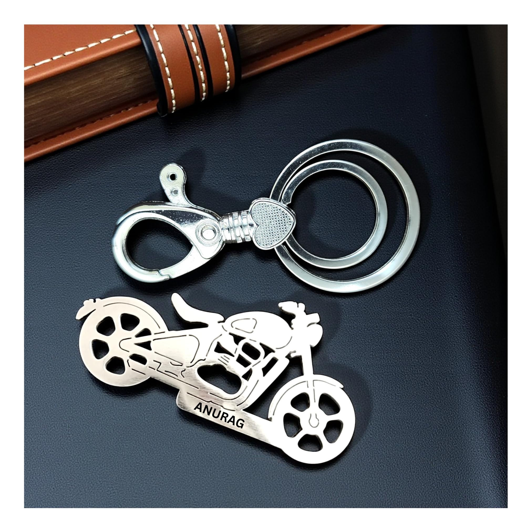 Stainless Steel For jawa keychain | customized keychain with name | Made for Jawa 42, Jawa 42 bobber and Perak | best gift for boyfriend best friend boys & best gift for husband-image-23