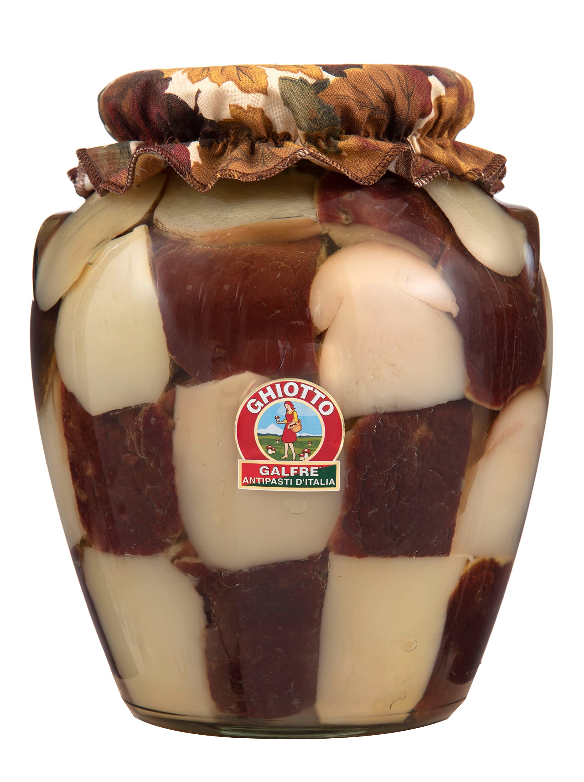 Galfré Funghi Porcini Tagliati Sott'Olio oliva, da Aperitivi Antipasti, 3Kg