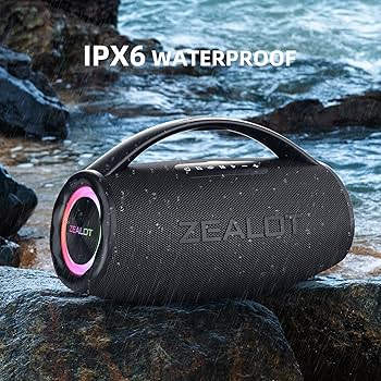 Zealot Bluetooth Speaker, 80W Portable Speaker Loud with