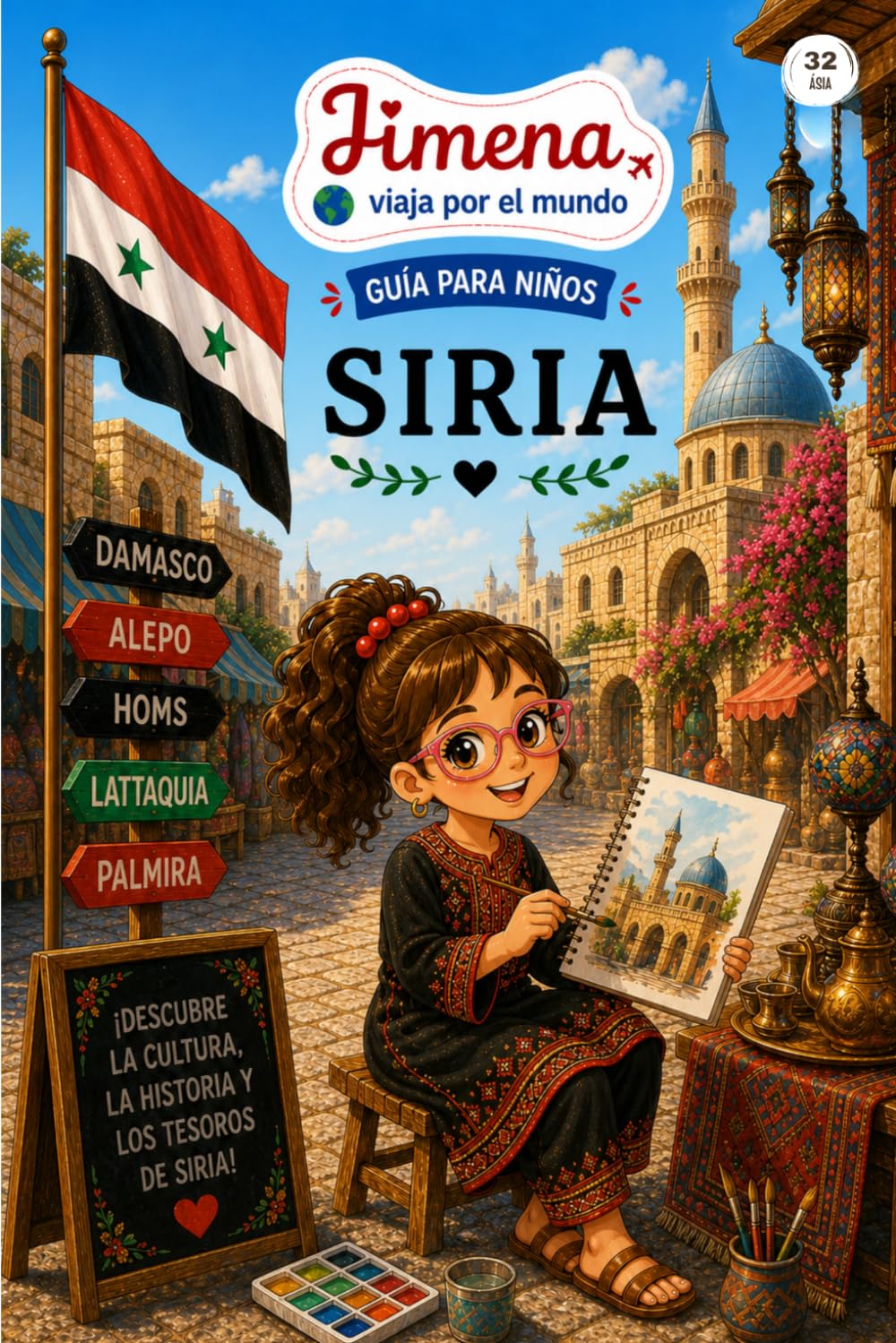 Guía de Siria para niños: Viaja, aprende y descubre con Jimena (Jimena viaja por el mundo)